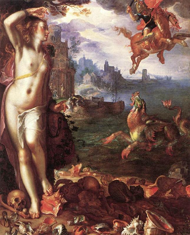 WTEWAEL, Joachim Perseus and Andromeda wet Sweden oil painting art